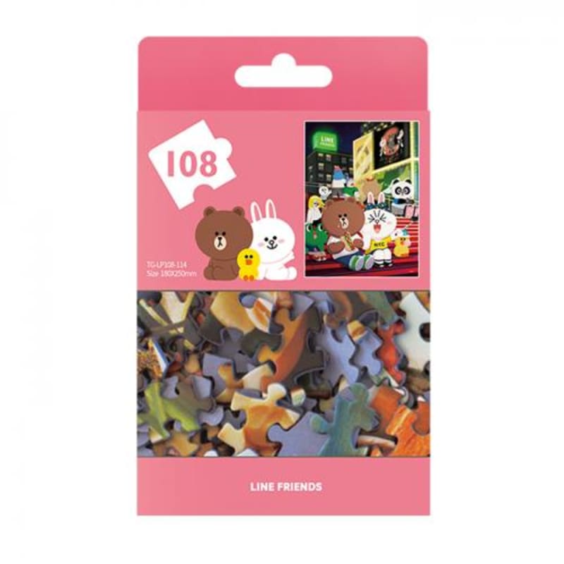 Line Friends 108 Pieces - Midnight Outing Board Game