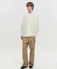 Hoite Curve Line Wide Pants (Beige)