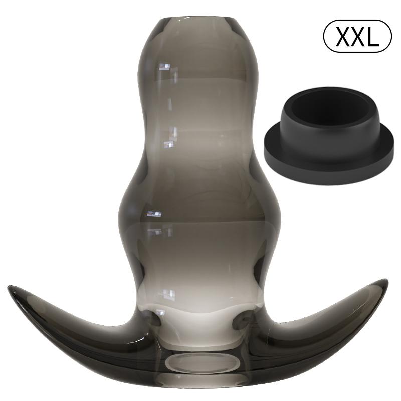 5 Sizes Hollow Anal Plug/Dilator/Dildo Soft Speculum Prostate Massager Butt Plug Set Intimate/Enema Sex Toys For Women Men