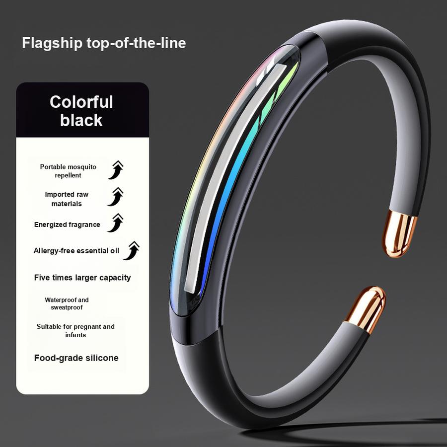 5 pcs Portable Mosquito Repellent Wristband - Insect Repellent Device for Adults, Kids, and Babies - Outdoor Camping Essential