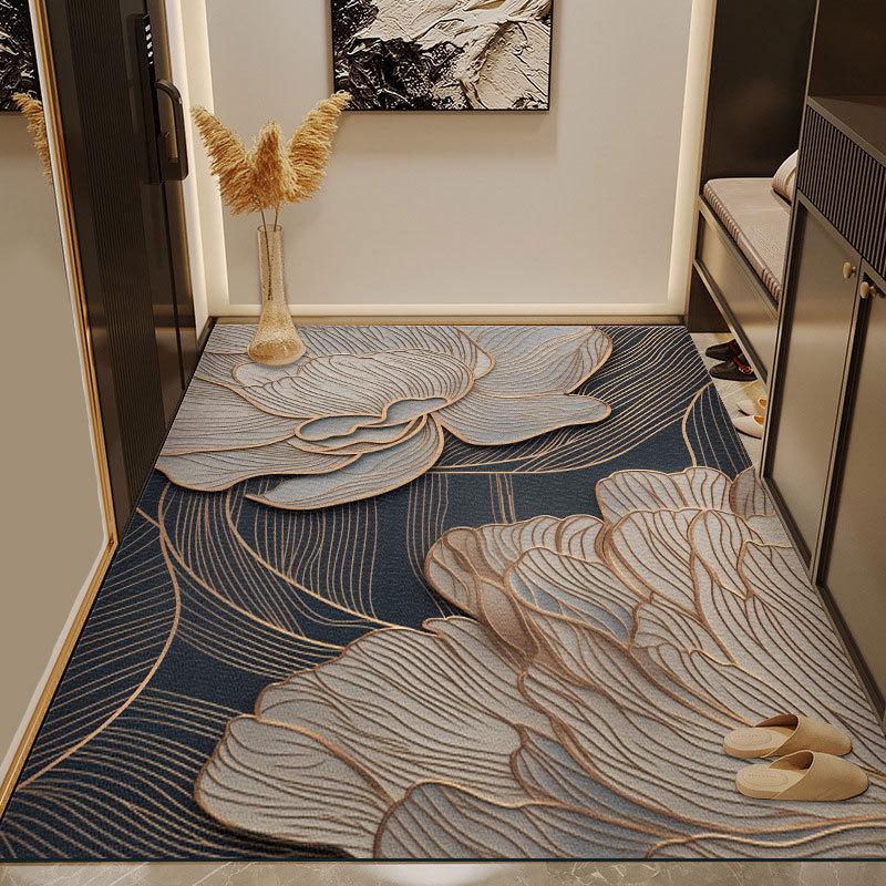 

Нескользящие, грязеотталкивающие коврики из ПВХ для входа — прочный и не требующий стирки ковер для домохозяйств 100x120 cm