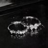 Fashion Bowknot Zircon Rings For Women Girls Luxury Geometric Metal Open Rings Y2K 2000S Good Friend Jewelry Gifts Accessories