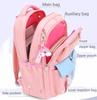 Kids Backpacks For Macaron Color Girls School Bookbag For Teenage Backpack Cute Multiple Pouch School Bag And Rainbow Pendant
