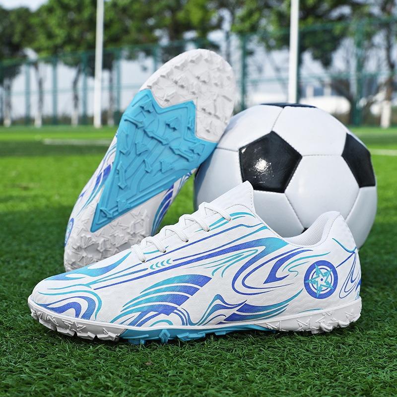 Kids Non Slip Long Short Stud Football Training Shoes
