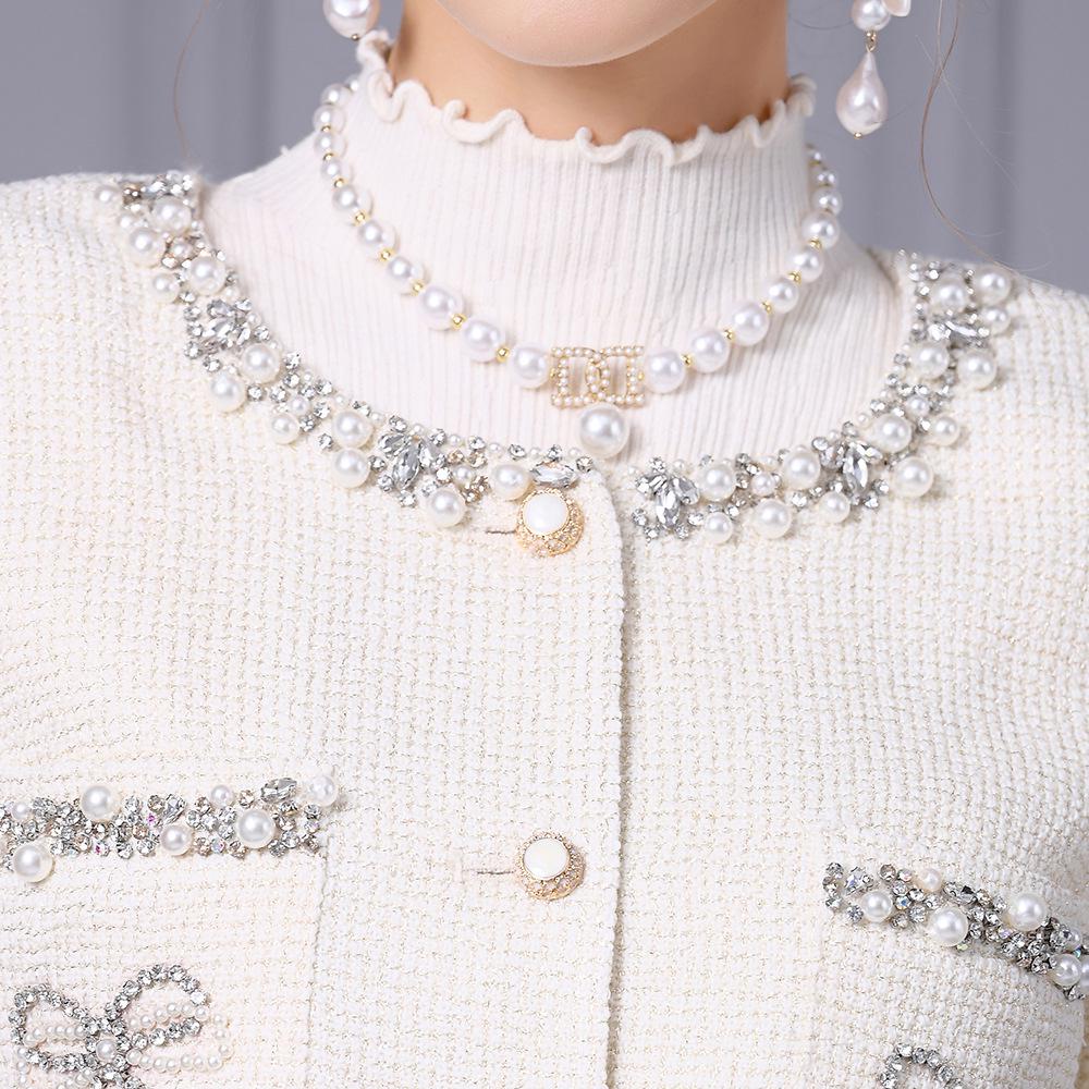 Zhili Women's Spring 2025 Multicolor Slim Fit High Collar Long-Sleeve Knitted Sweater