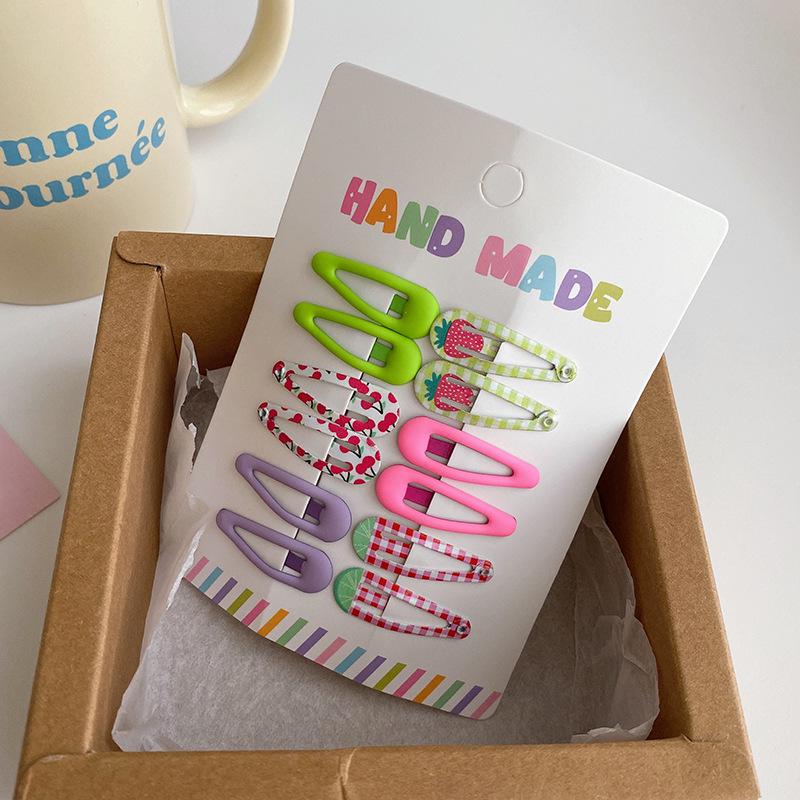 

Детские маленькие заколки с дофаминовой челкой - Милые аксессуары-заколки для девочек и малышей