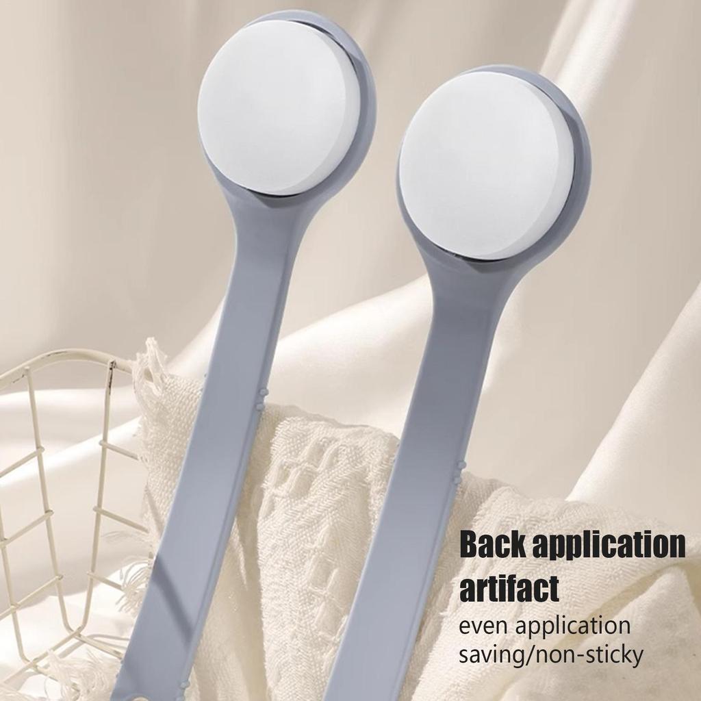Summer Sunscreen Back Applicator Back Feet Cleaning Bath Scrubber Moisturizing Oils Lotion Back Applicator Pad For Athletes