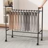 Floor-standing Pants Storage Rack Multifunctional Pulley Wheel Hanging Rack Space Saving Clothes Storage Rack Clothes Storage