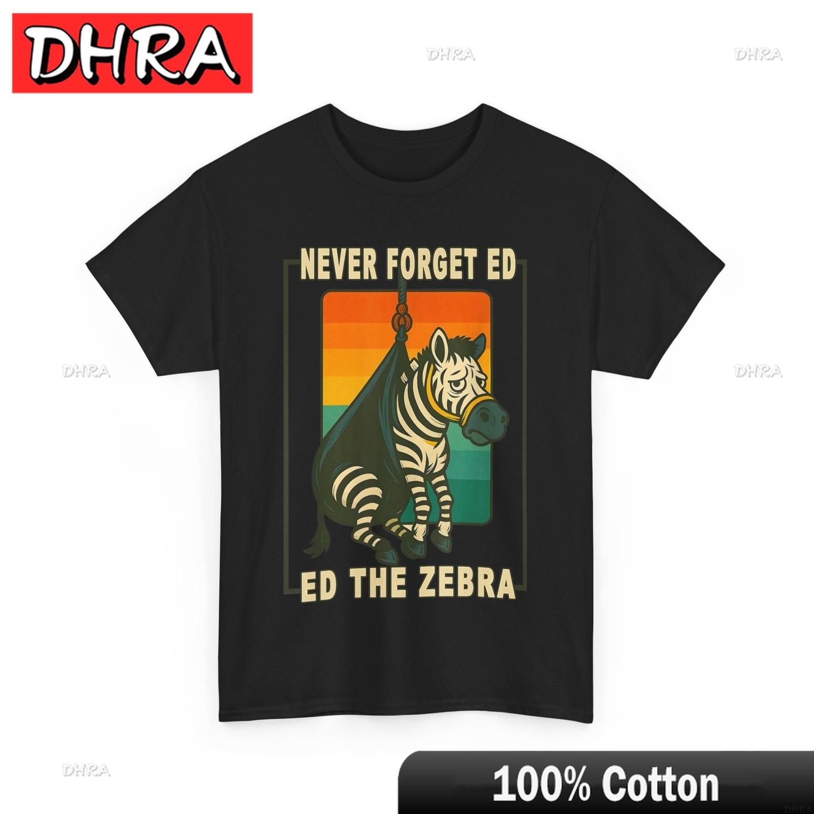Ed The Zebra Shirt Never Forget Ed The Zebra Captured Funny Vintage Artistic Stylish Tee Trendy Retro Colorful Clothing for Unisex S