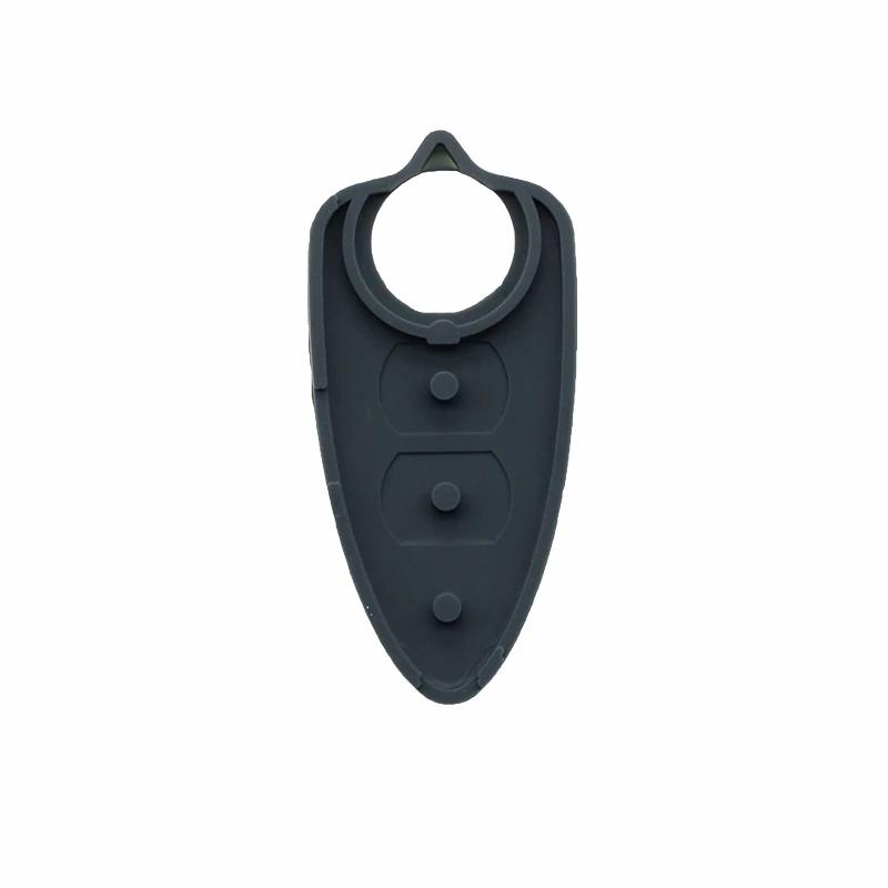 Cocolockey 3 Button Luminous Silicone Pad For Alfa Remote Key Shell For Alfa Romeo Mito Giulietta 159 Gta 4C Myth Car Accessory