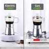 Household Moka Coffee Pot Portable Glass-Top Stovetop Espresso Machine Classic Aluminum Espresso Moka Pot Coffee Lover Gifts