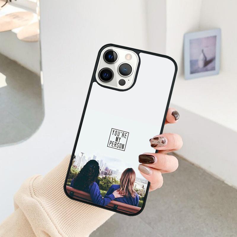 Greys Anatomy TV Show You are my person Phone Case For iPhone 17 Air 16 15 14 11 12 13 Pro MAX Plus coque Cover