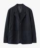 Suare Linen Single Blazer Set-Up Navy