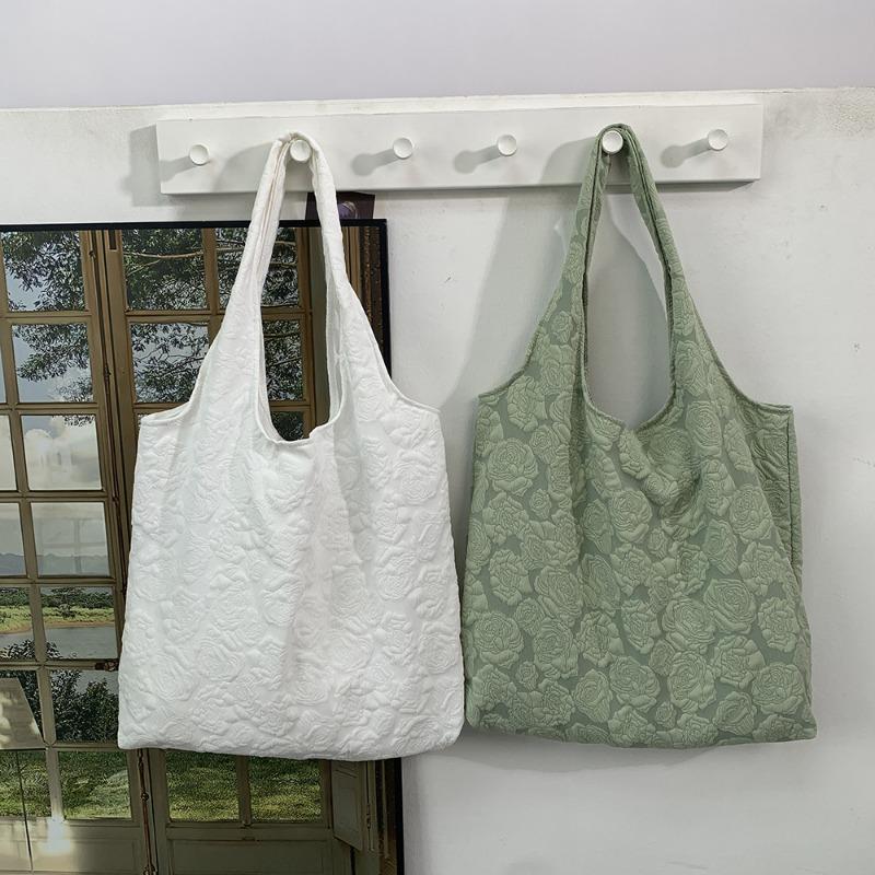 Elegante geprägte Textur Ein-Schulter-Tasche Einfache Pendler-Tragetasche Handtasche