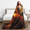 WOW World of Warcraft Arthas Retro Game Blanket Soft Plush Bedding Throws For Home Decor Travel Flannel Bedspread Bed Cover