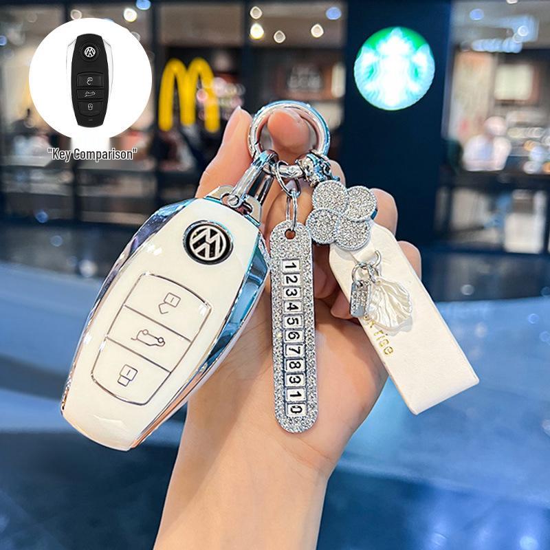 Key Cover for 2021 Volkswagen Touareg - Fits Imported Models 2017-2021