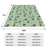 Noodle & Pals Micro Super Simple Blanket Nursery Rhymes Grass Flannel Novelty Soft Throw Blanket Covering Sofa All Season Couch