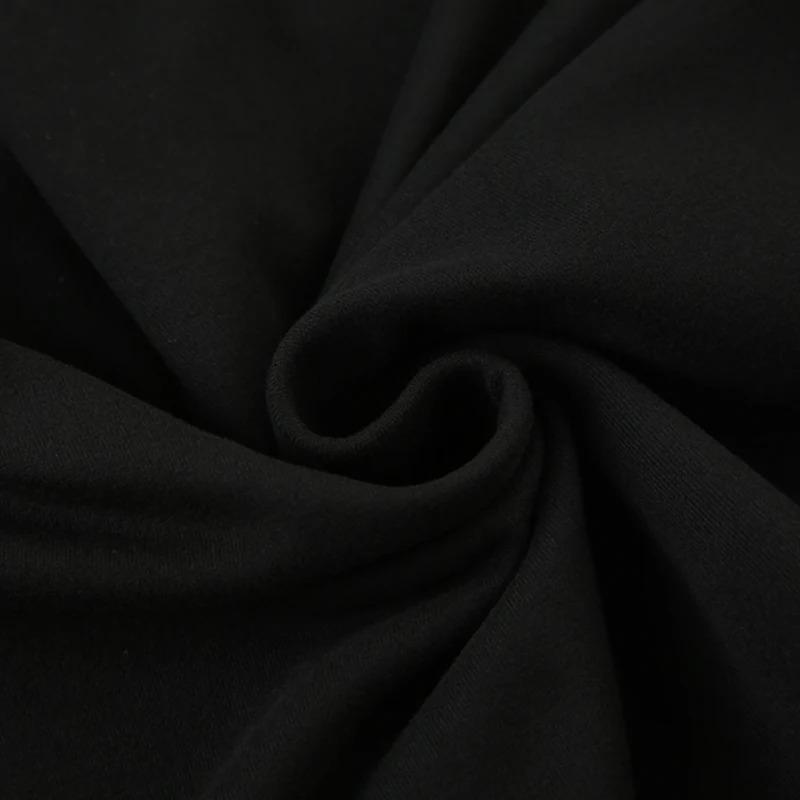 Crop top cu dantelă neagră cusut cu gât tăiat, tricouri cu mânecă lungă, sexy, subțire, pentru femei Harajuku Y2k, tricouri de toamnă de bază