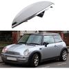 Riloer Front Headlight Washer Cap, Chrome Headlight Washer Cover, Compatible with Mini Cooper R50 R52 R53 2001-2006 With Headlight Washer Nozzle,