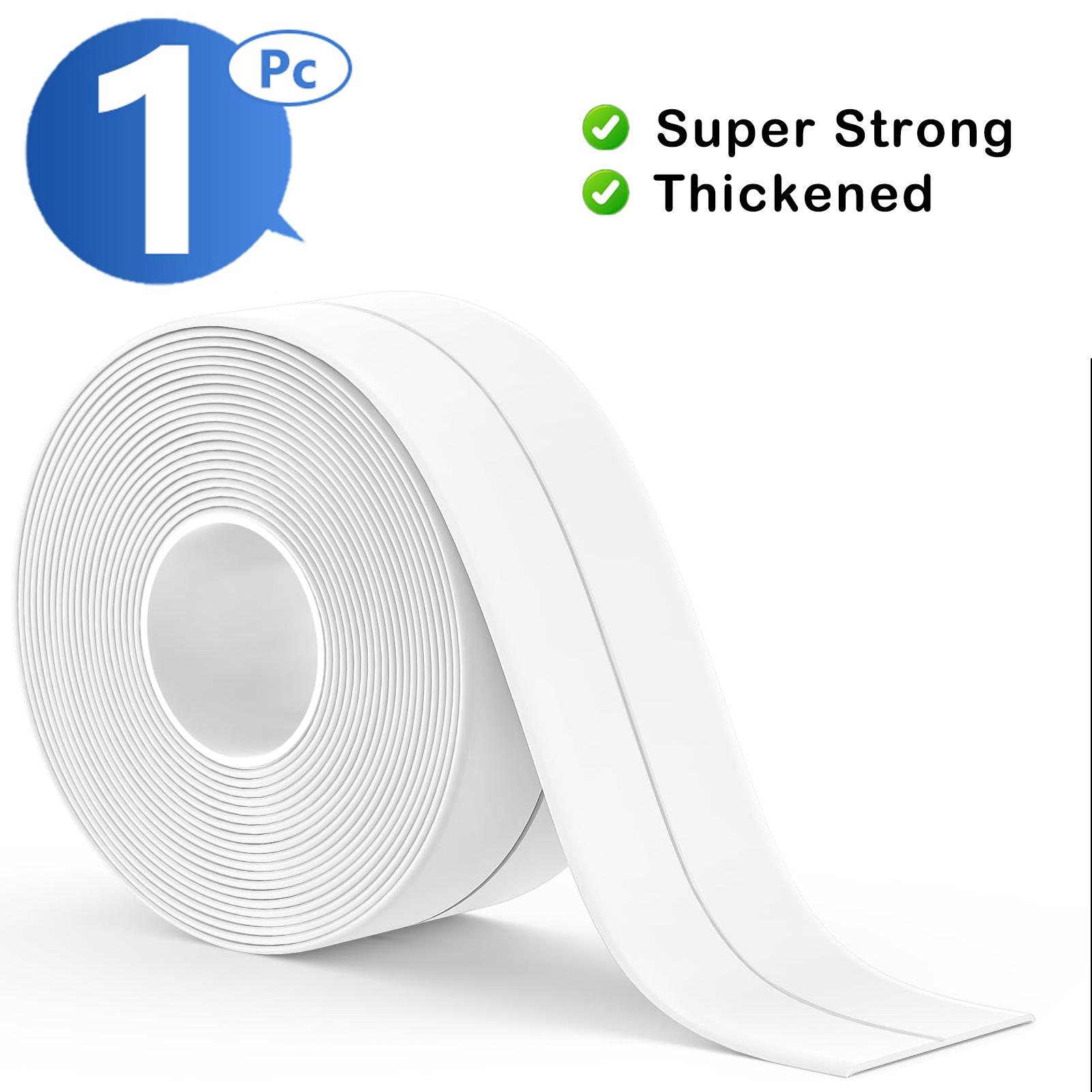 

3,2 м водонепроницаемая уплотнительная лента для ванной комнаты, кухни, дома, ПВХ, водонепроницаемая уплотнительная лента, самоклеящаяся настенная наклейка, туалет, раковина 2.2cm (0.87in)&3.2M (126in)