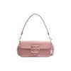 Morgan 27 Snap Closure Crosshatch Leather Patent Handbag Women Handbags Pink CE564-IMDRO
