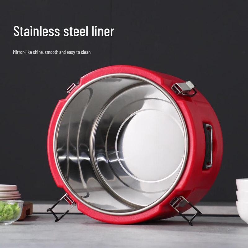 Wandaichuan 15L Roestvrij Staal Geïsoleerde Voedselcontainer