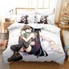 3d Anime ID INVADED Beding Set Single Twin Printed Bed Linen Set With Pilowcase Bed Soft Duvet Cover Single Double Quen Super King-Sized Dimensionsd