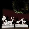 Reindeer Ornament Silicone Crafting Mold Flexible Capacity Christmas Tree Decoration Candle Holder Making Tool