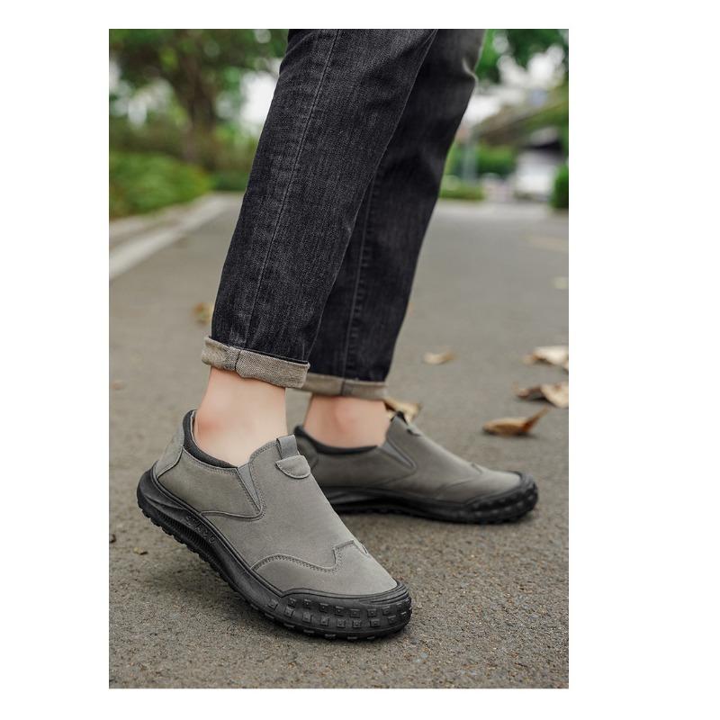 Men S Low Top Waterproof Work Shoes Outdoor Wear Resistant Casual Shoes