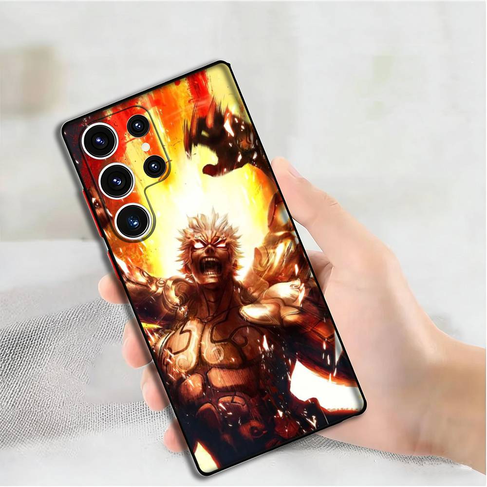 

Game Figure Asuras Silicone Case For Samsung S25,24,23,22,21,20 Plus Ultra 5G Lite Shockproof Cover Samsung S26