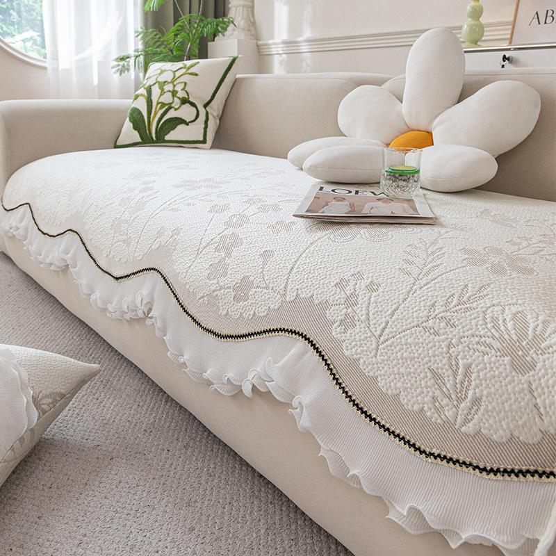 Special-Shaped Cold Silk Cool Sofa Cushion  Summer New Modern Simple Light Luxury Non-Slip One-Piece Mat Cushion