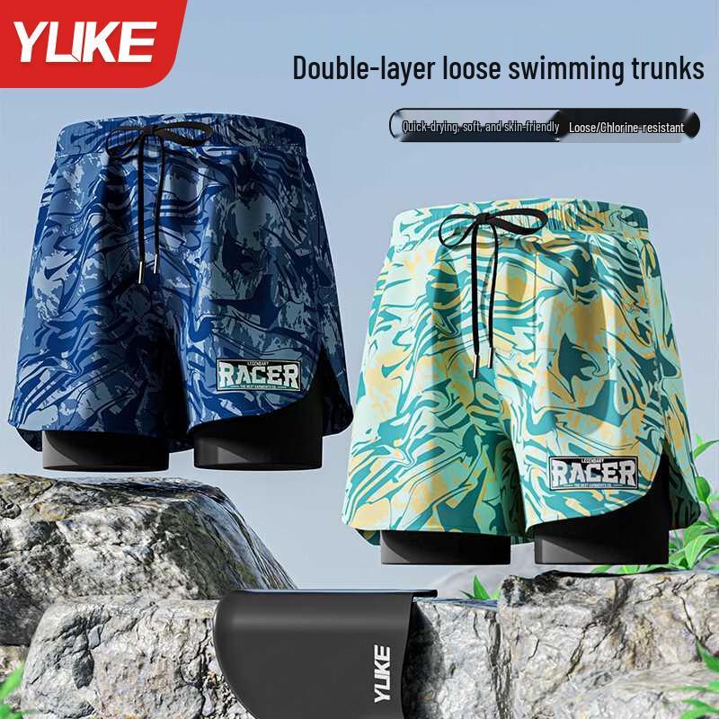 Yu Ke Men's Quick-Dry Swim Trunks
