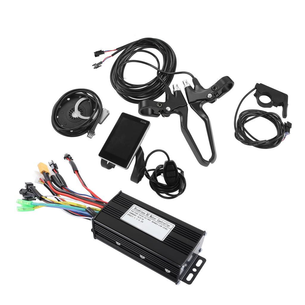 35A Controller EN06 Panel with Thumb Throttle Power Assist Sensor Electric Bike Scooter Conversion Kit for 1500W Motor