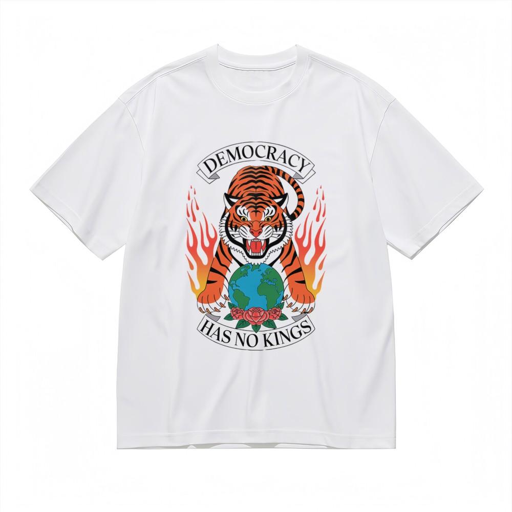 

Women s All-Season Comfy Classic T-Shirt Floral Earth Rose Garden Design Tee XL