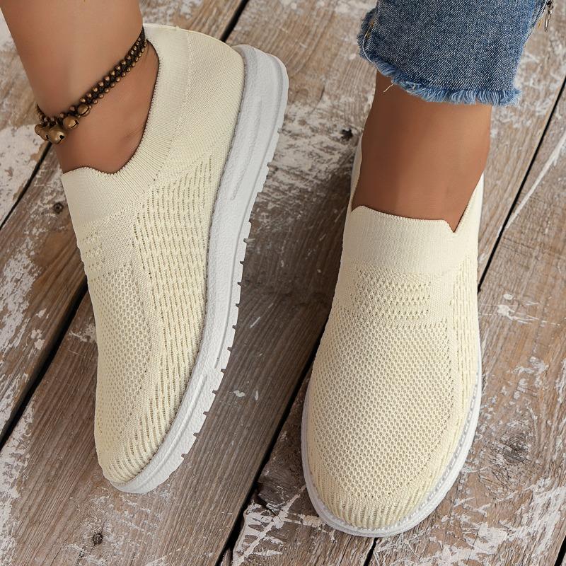 Autumn new single shoes women's mesh platform flat heel sports style casual shoes