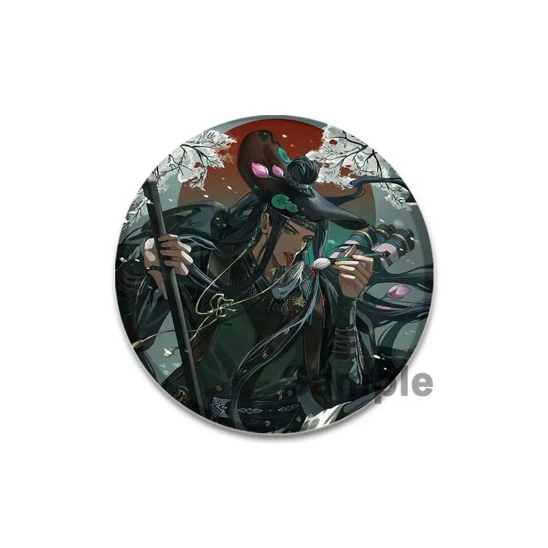 32/44/58mm Handmade Tinplate Plastic Badge Ashes of The Kingdom Brooches for Collar Clothes Backpack Jewelry Fans Gifts Card Games