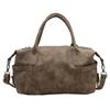 Stylish Large-Capacity Frosted Shoulder Bag: Versatile Women's Travel Handbag