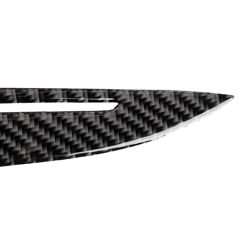 1 Pair Fiber Headlight Eyebrows Eyelids Sticker Replacement For F10 2014\-2016 Car Interior Decor