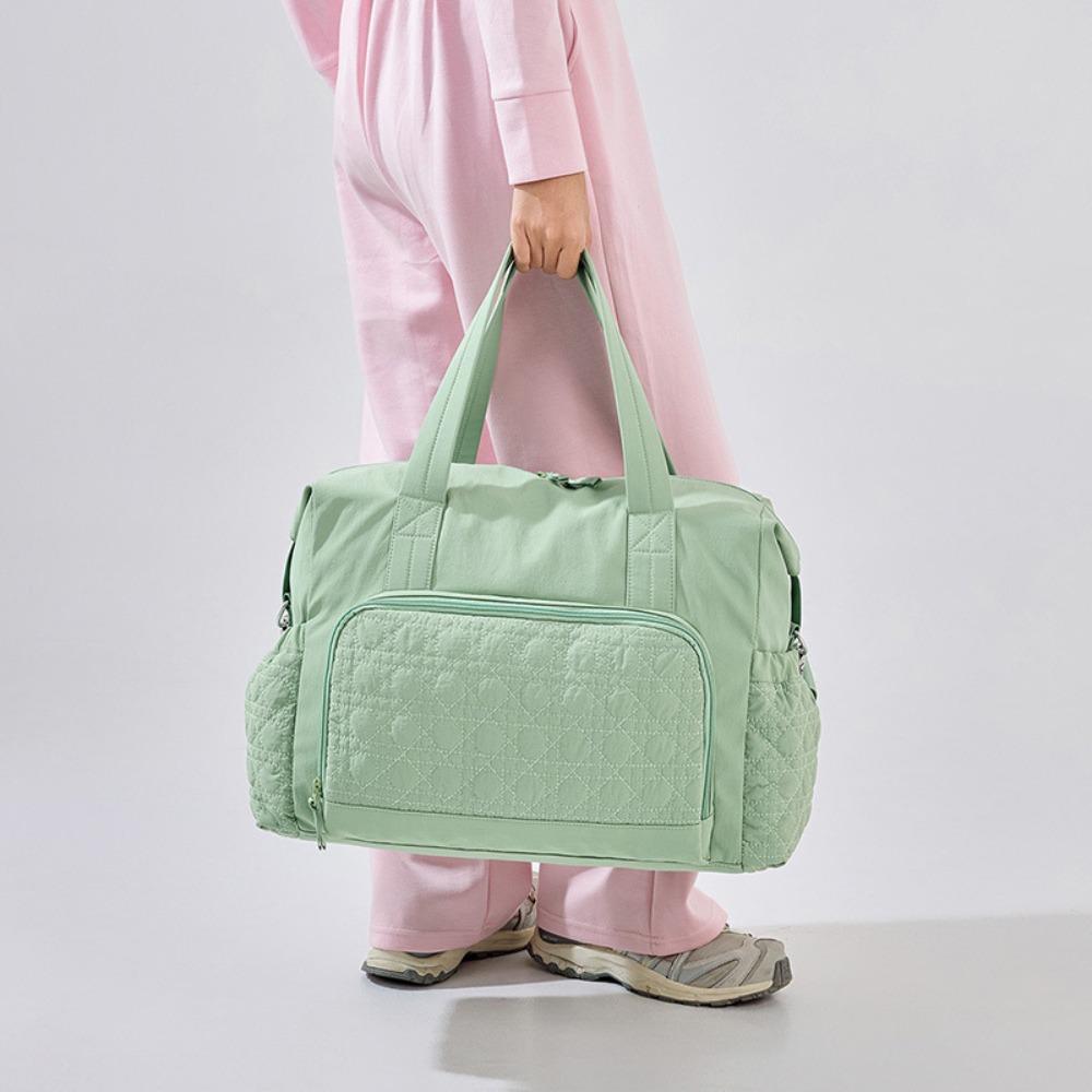 Large Capacity Mommy Bag Solid Color Nappy Bag Personalized Shoulder Bag  Women