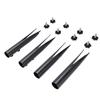 4Pcs Ground Replacement Stake Adjustable Outdoor Torch Stake for 1 2 In to 1 1 4 In Diameter Flagpole Solar Light Garden