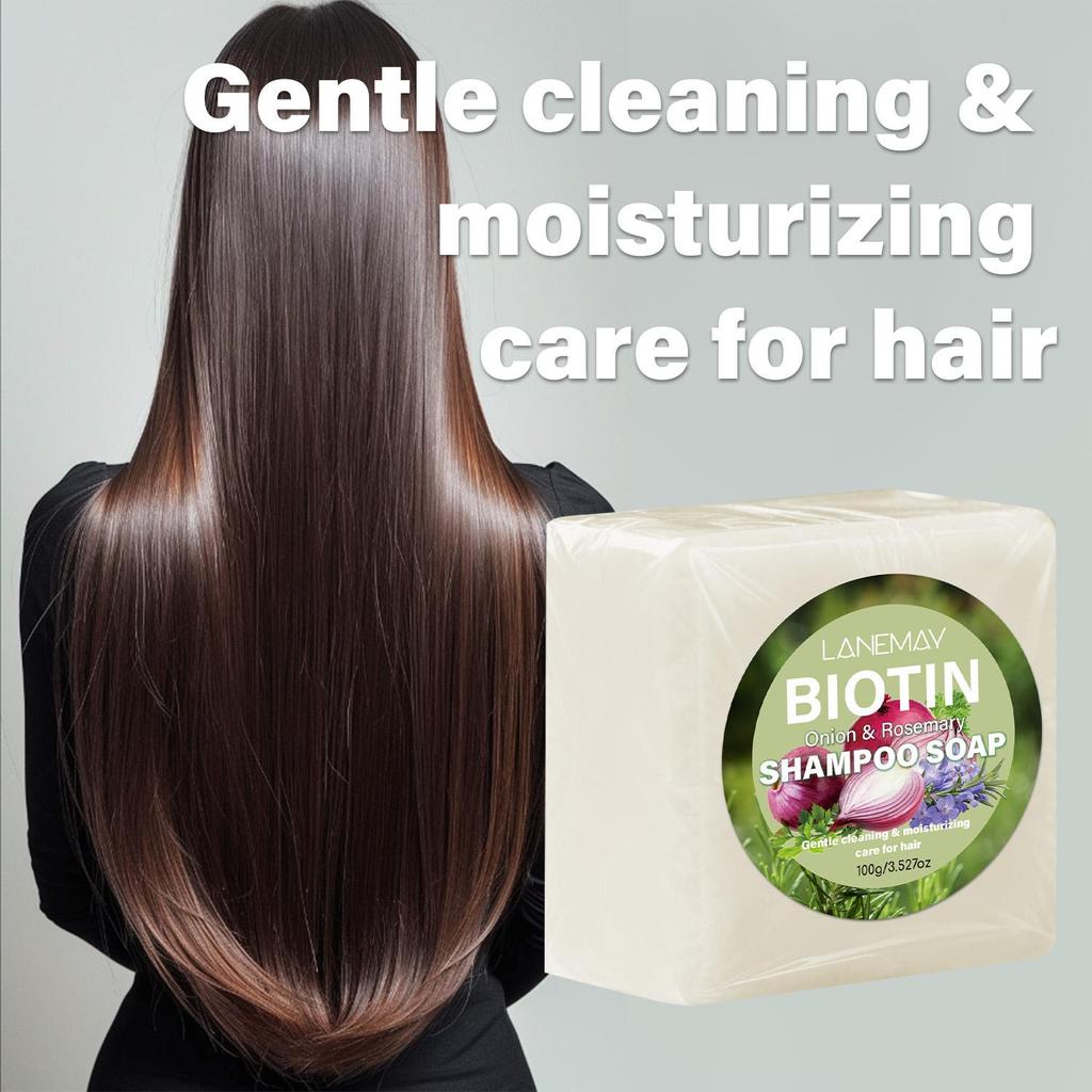 Shampoo Soap-Gently Cleaning & Moisturizing Care For Hair-Improves Hair Elasticity And Overall Stand Strengthenes-100g