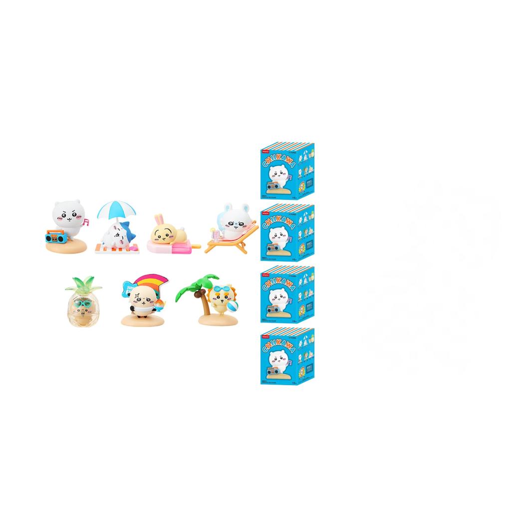 MINISO x Chiikawa Summer Meme Tea Collection Mystery Boxes Single Mystery Box/Full Box 6 Pcs Doll