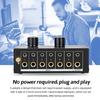 Compactly 6Channel Audios Switcher For Clear Sound And Easy Setups Eliminates Noise and Sound Interferences Selector