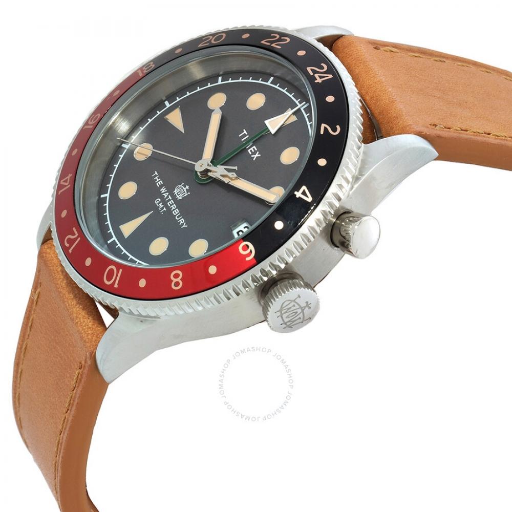 Timex Waterbury Traditional Gmt Quartz Men S Watch Tw2v74000vq