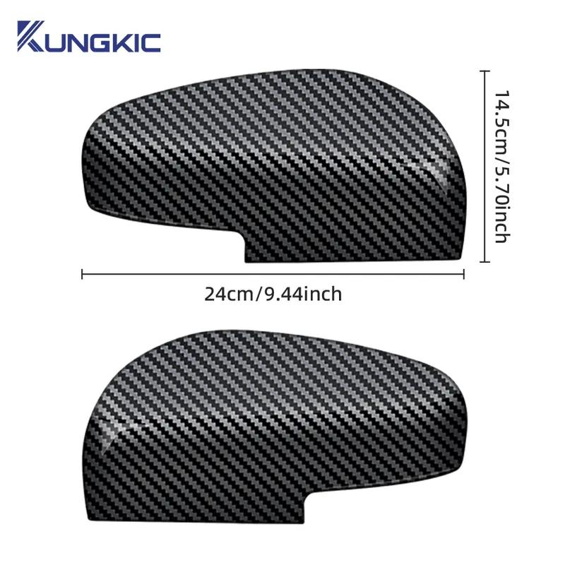 Carbon Fiber Style Car Rearview Mirror ABS Cover For Suzuki SWIFT 2017 2018      2024 2025 2026 Accessories