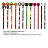 Ghost Pencils 12 Pcs Halloween with 3D Skull Pumpkin Cat Erasers, Holiday Writing Wood Bulk for Goodie Bags, School Classroom Rewards Supplies
