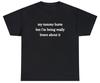 My Tummy Hurts But Really Brave About It T Shirt Funny Gift Parody Tiktok Tee