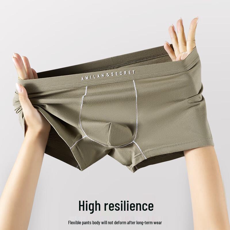 Men's Modal Cotton Antibacterial Boxer Briefs