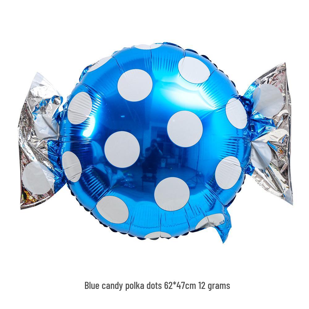 18" Aluminum Foil Pinwheel Candy Lollipop Balloon - Birthday & Christmas Party Decoration