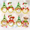 Santa Claus Christmas Glasses Xmas Tree Party Prop Happy New Year Christmas Eye Frame  Kids
